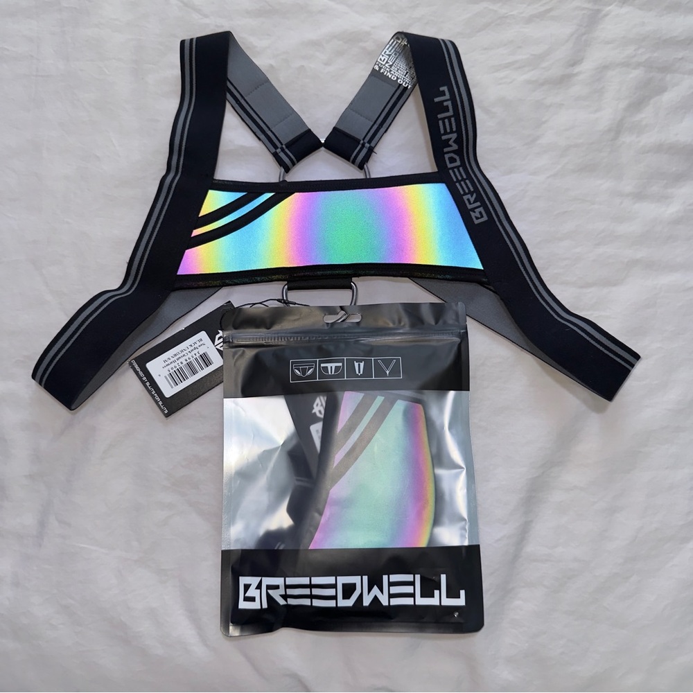 Men's Iridescent Harness jockstrap set